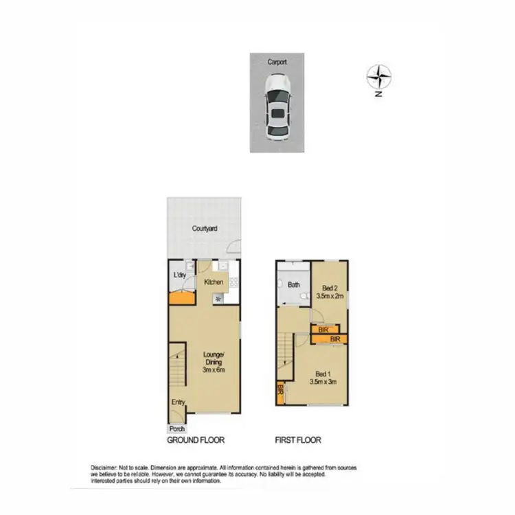 Floorplan of Homely townhouse listing, 16/2-8 Kazanis Court, Werrington NSW 2747