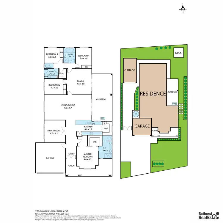 Floorplan of Homely house listing, 19 Coolabah Close, Kelso NSW 2795