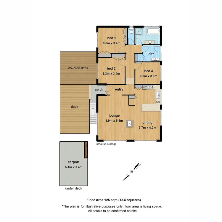 Floorplan of Homely house listing, 17 Charman Avenue, Emerald VIC 3782