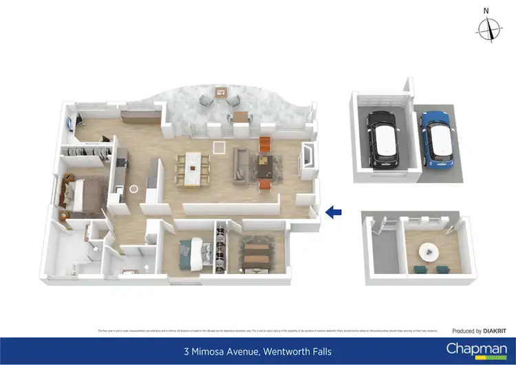 Floorplan of Homely house listing, 3 Mimosa Avenue, Wentworth Falls NSW 2782