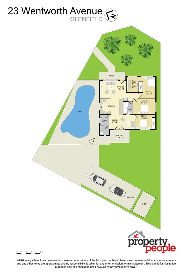 Floorplan of Homely house listing, 23 Wentworth Avenue, Glenfield NSW 2167
