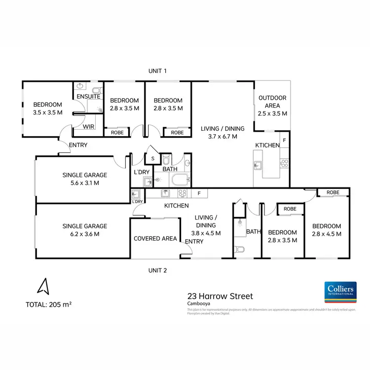 Floorplan of Homely house listing, 23 Harrow Street, Cambooya QLD 4358