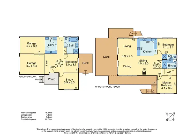 Floorplan of Homely house listing, 1 Thurloo Drive, Safety Beach VIC 3936