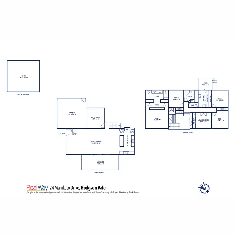Floorplan of Homely house listing, 24 Manikato Drive, Hodgson Vale QLD 4352