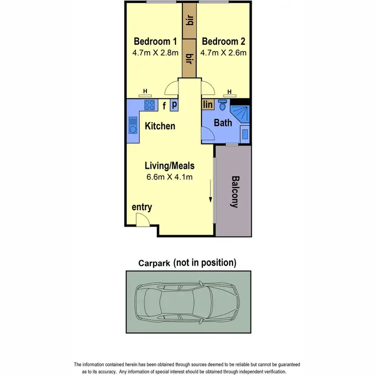 Floorplan of Homely apartment listing, 19/1251 Plenty Road, Bundoora VIC 3083