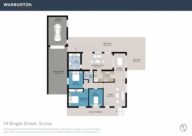 Floorplan of Homely house listing, 14 Bingle Street, Scone NSW 2337