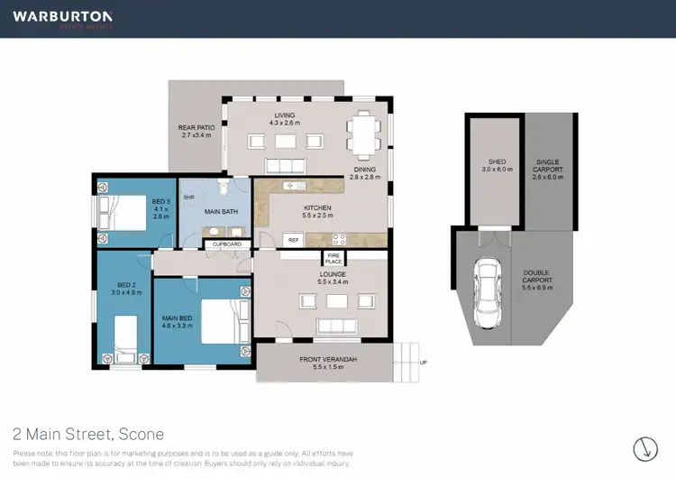 Floorplan of Homely house listing, 2 Main Street, Scone NSW 2337