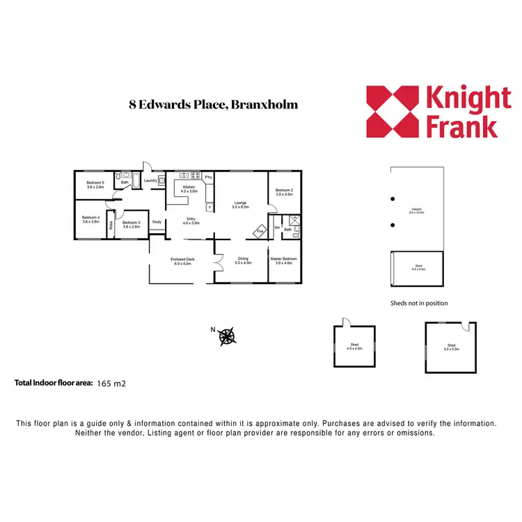 Floorplan of Homely house listing, 8 Edwards Place, Branxholm TAS 7261