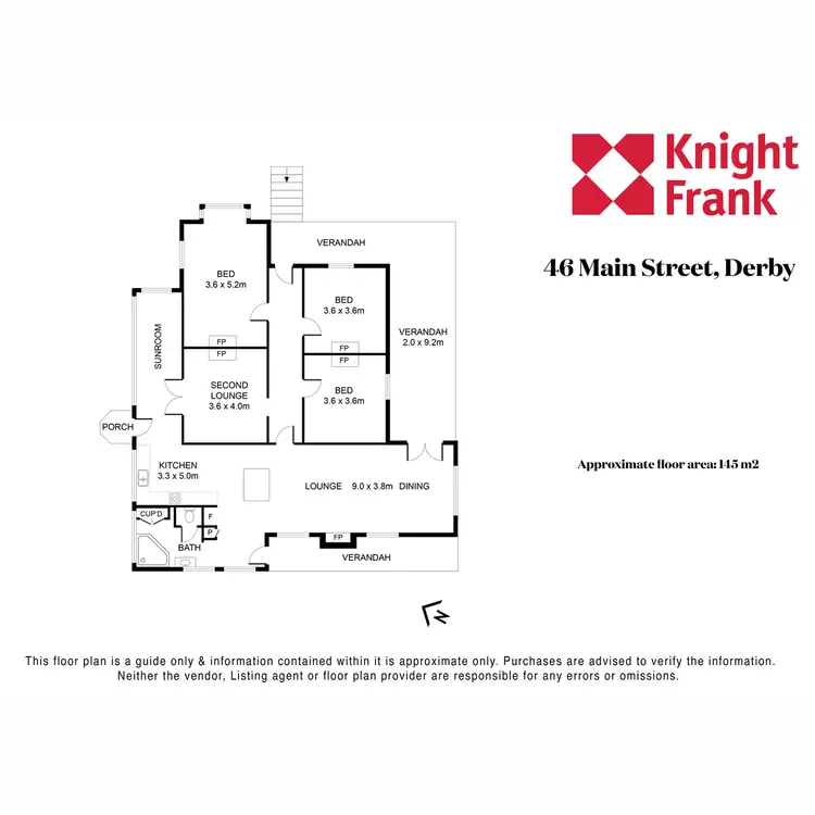 Floorplan of Homely house listing, 46 Main Street, Derby TAS 7264