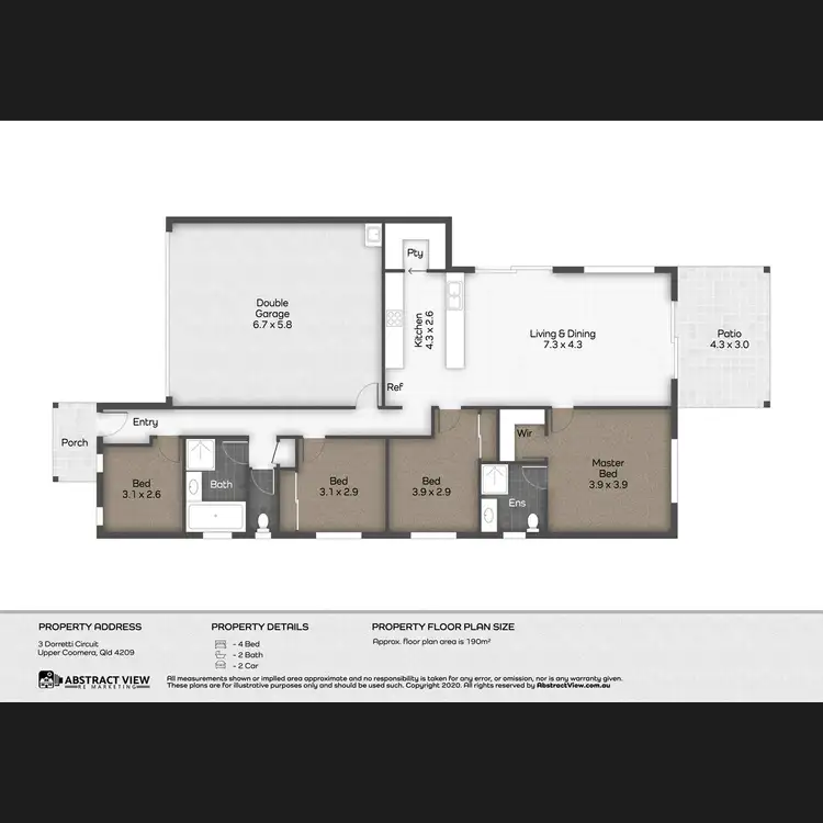 Floorplan of Homely house listing, 3 Dorretti Circuit, Upper Coomera QLD 4209