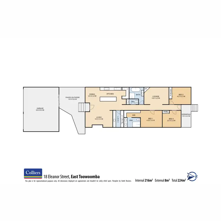 Floorplan of Homely house listing, 18 Eleanor Street, East Toowoomba QLD 4350