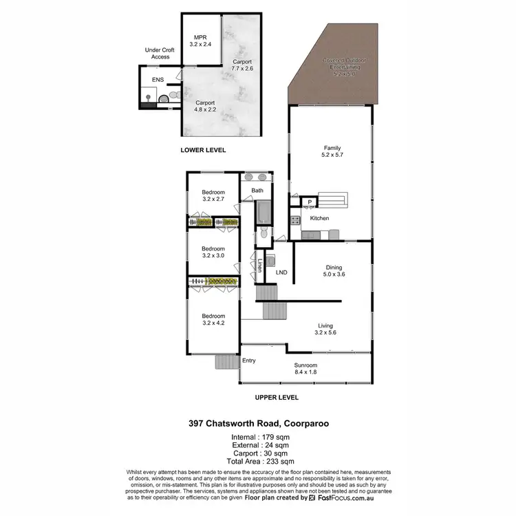 Floorplan of Homely house listing, 397 Chatsworth Road, Coorparoo QLD 4151
