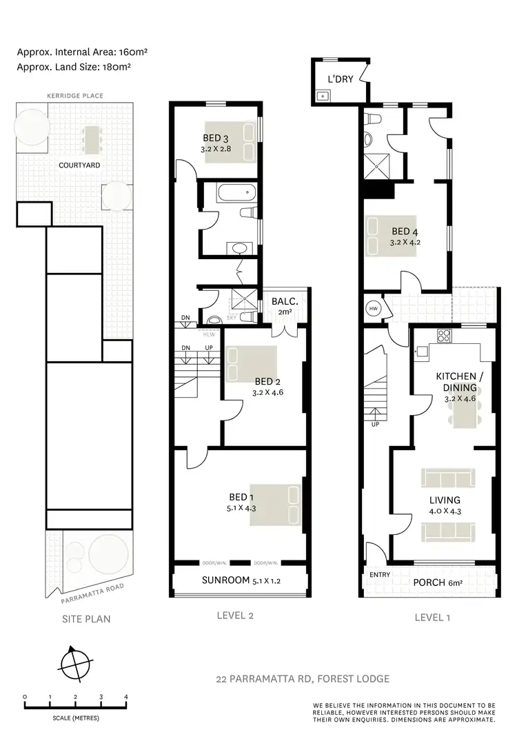 Floorplan of Homely terrace listing, 22 Parramatta Road, Forest Lodge NSW 2037