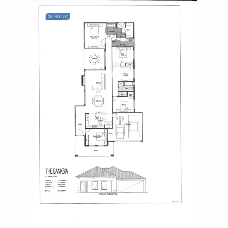 Floorplan of Homely house listing, 23 Radiant Glade, Eglinton WA 6034