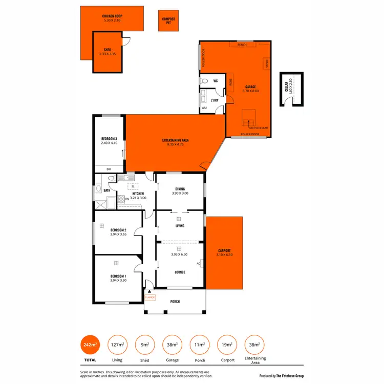 Floorplan of Homely house listing, 8 Packard Avenue, Croydon Park SA 5008