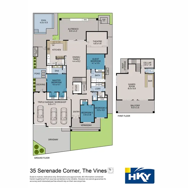 Floorplan of Homely house listing, 35 Serenade Corner, The Vines WA 6069