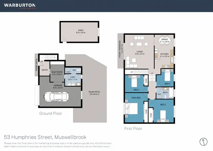 Floorplan of Homely house listing, 53 Humphries Street, Muswellbrook NSW 2333
