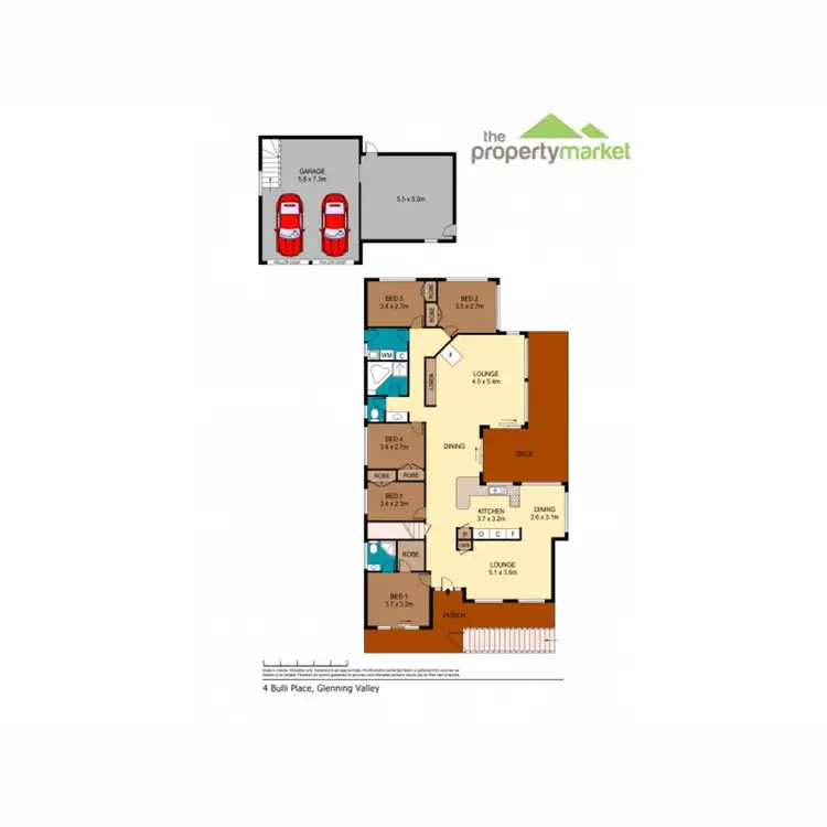 Floorplan of Homely house listing, 4 Bulli Place, Glenning Valley NSW 2261