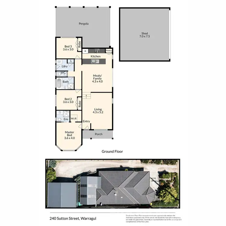 Floorplan of Homely house listing, 240 Sutton Street, Warragul VIC 3820