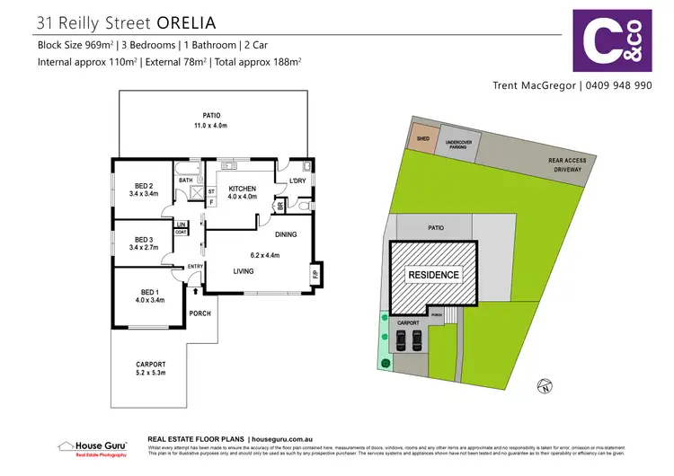 Floorplan of Homely house listing, 31 Reilly Street, Orelia WA 6167