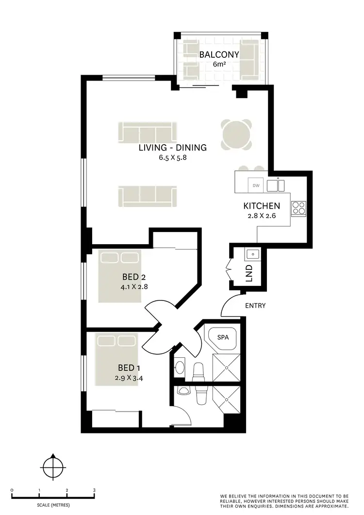 Floorplan of Homely apartment listing, 16/30 Kings Cross Road, Potts Point NSW 2011