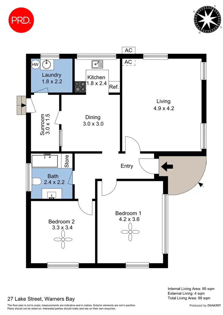 Floorplan of Homely house listing, 27 Lake Street, Warners Bay NSW 2282