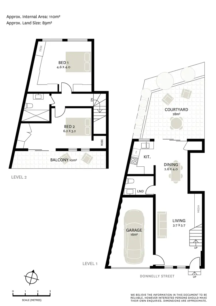 Floorplan of Homely house listing, 43 Donnelly Street, Balmain NSW 2041