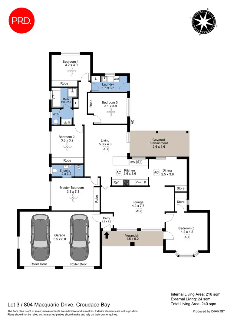 Floorplan of Homely house listing, Lot 3/804 Macquarie Drive, Croudace Bay NSW 2280