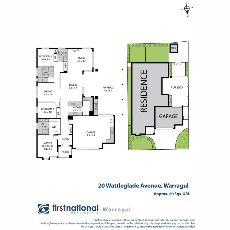 Floorplan of Homely house listing, 20 Wattleglade Avenue, Warragul VIC 3820
