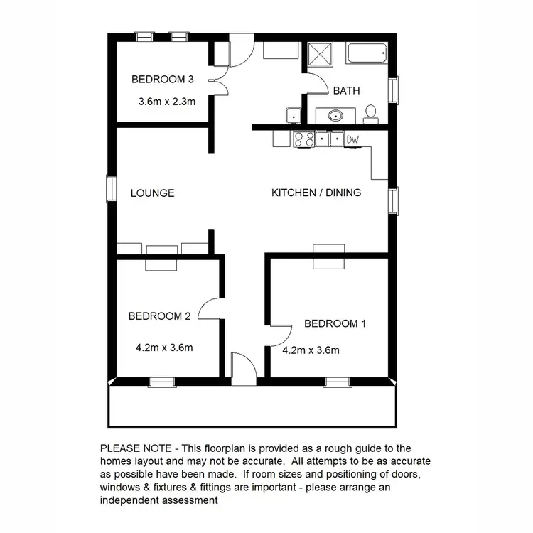 Floorplan of Homely house listing, 8-10 McHugh Street, Quorn SA 5433