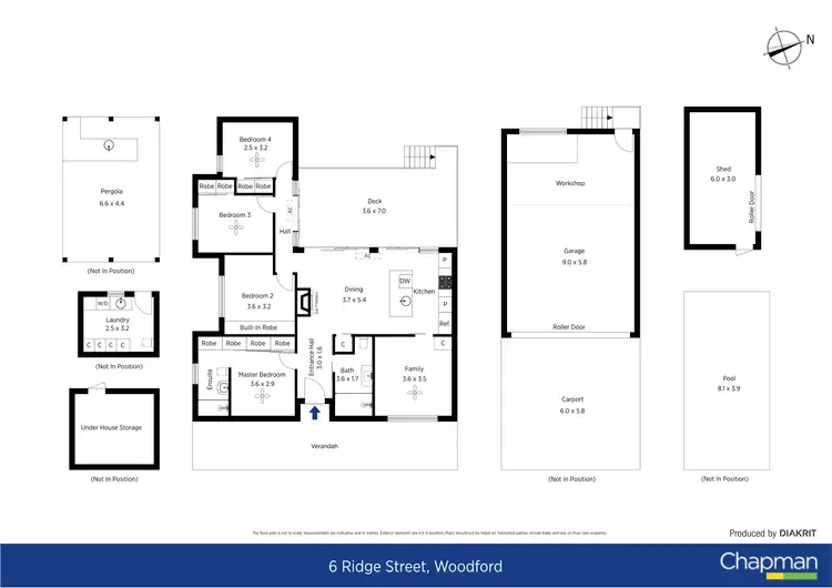 Floorplan of Homely house listing, 6 Ridge Street, Woodford NSW 2778