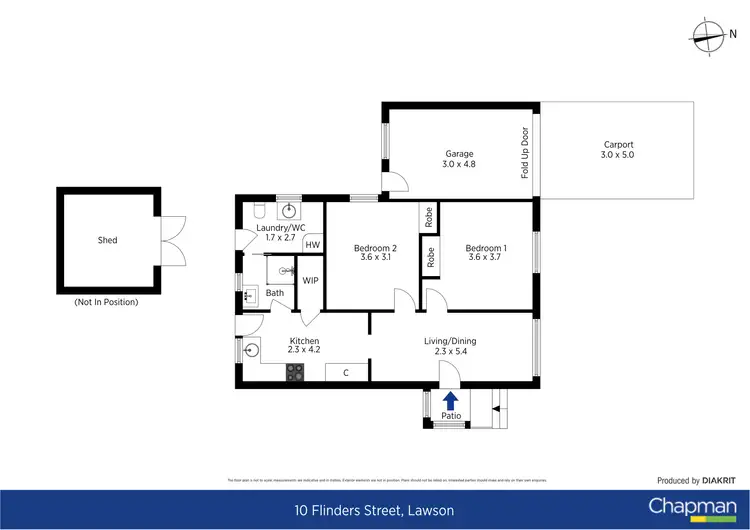 Floorplan of Homely house listing, 10 Flinders Street, Lawson NSW 2783