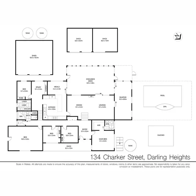 Floorplan of Homely house listing, 134 Charker Street, Darling Heights QLD 4350