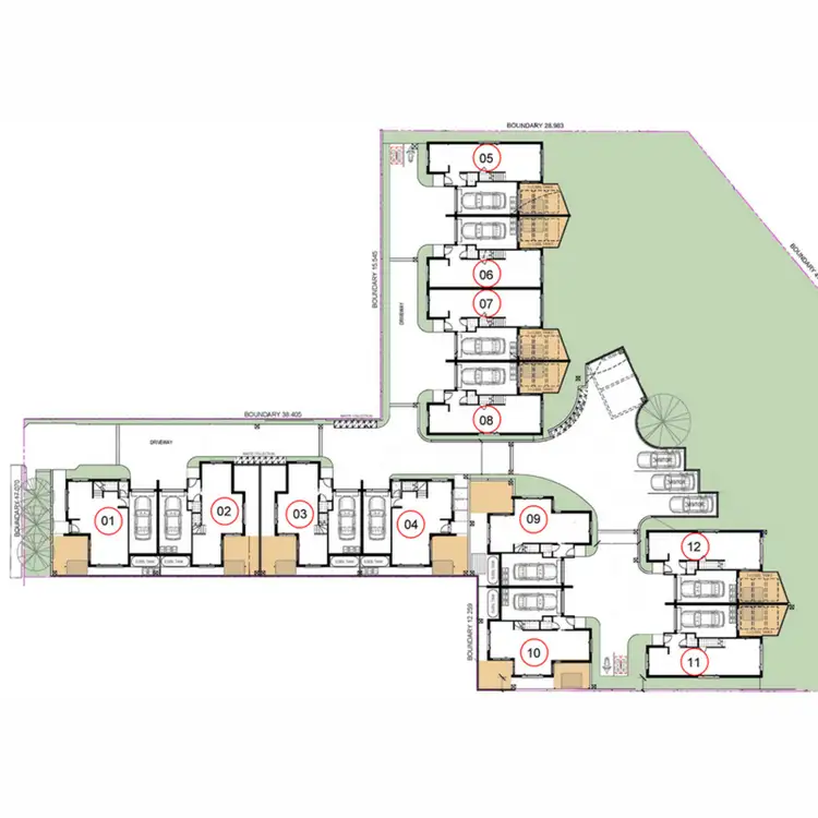 Floorplan of Homely townhouse listing, 7/16 Robert Street, Jesmond NSW 2299