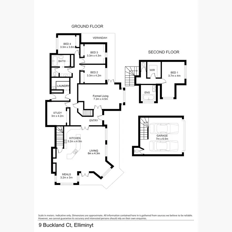 Floorplan of Homely house listing, 9 Buckland Court, Elliminyt VIC 3250
