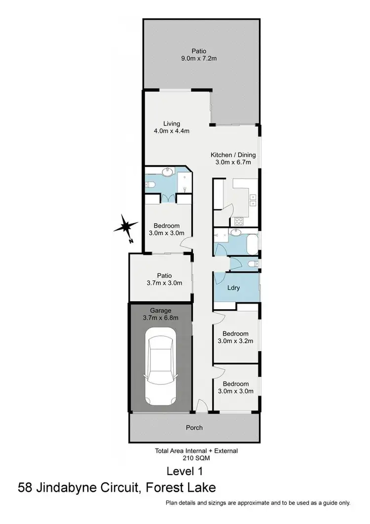 Floorplan of Homely house listing, 58 Jindabyne Circuit, Forest Lake QLD 4078