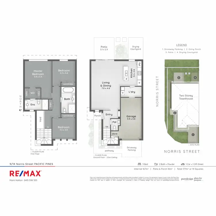 Floorplan of Homely townhouse listing, 9/14 Norris Street, Pacific Pines QLD 4211