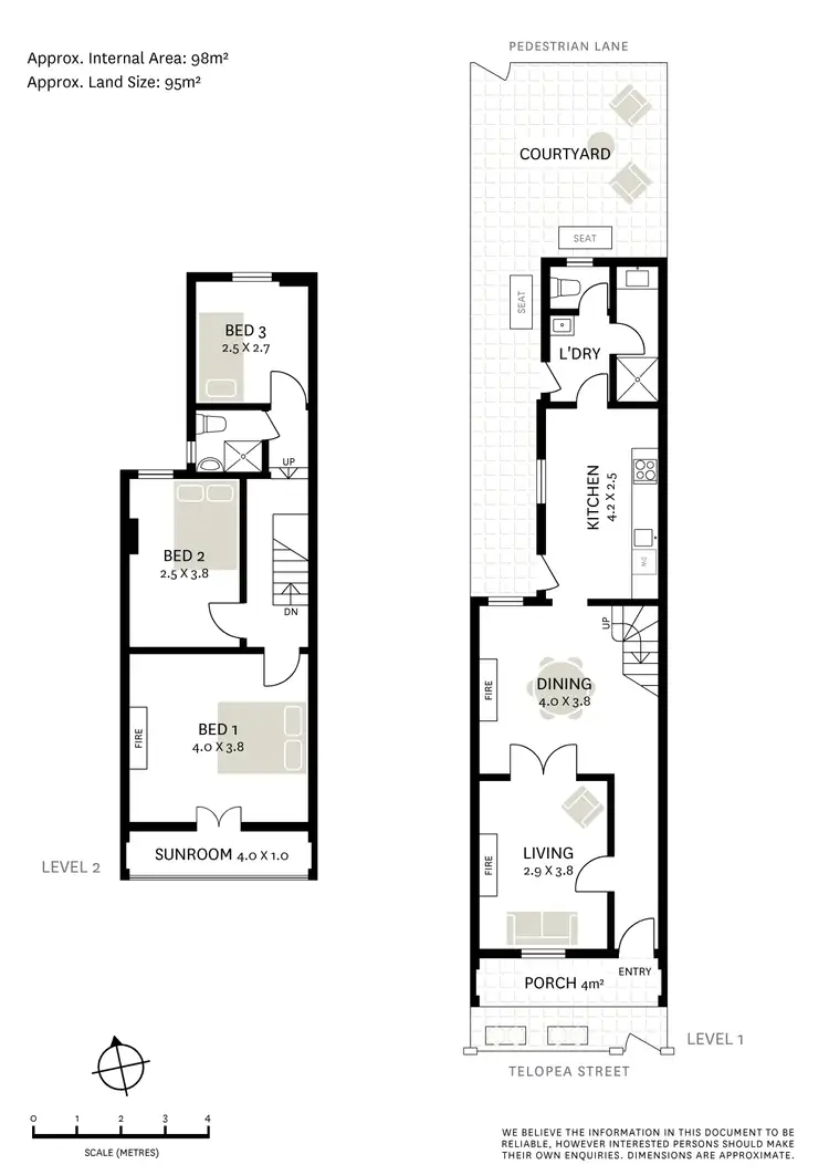 Floorplan of Homely terrace listing, 62 Telopea Street, Redfern NSW 2016