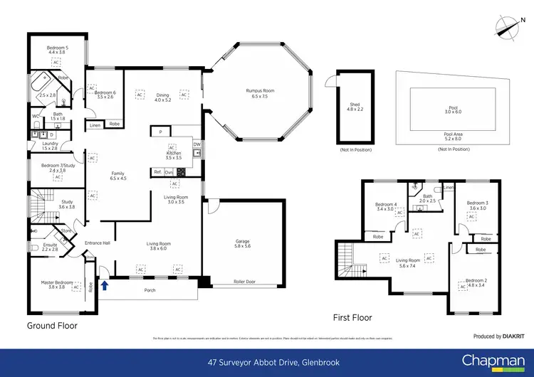 Floorplan of Homely house listing, 47 Surveyor Abbot Drive, Glenbrook NSW 2773