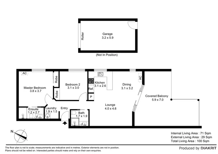 Floorplan of Homely unit listing, 3/54 Walkers Way, Nundah QLD 4012
