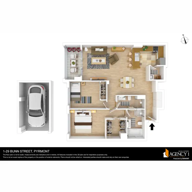 Floorplan of Homely unit listing, 85/1-29 Bunn Street, Pyrmont NSW 2009
