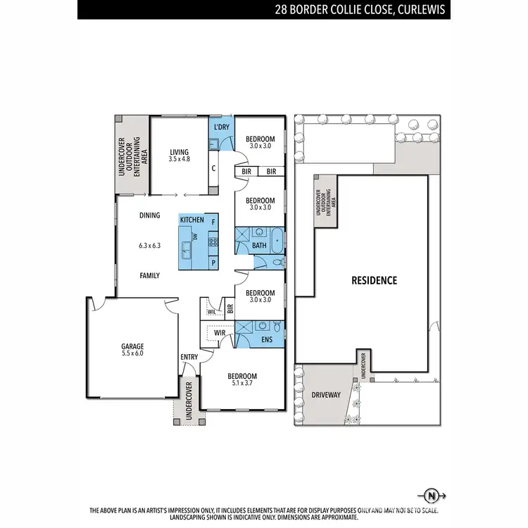 Floorplan of Homely house listing, 28 Border Collie Close, Curlewis VIC 3222