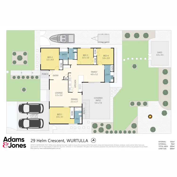 Floorplan of Homely house listing, 29 Helm Crescent, Wurtulla QLD 4575
