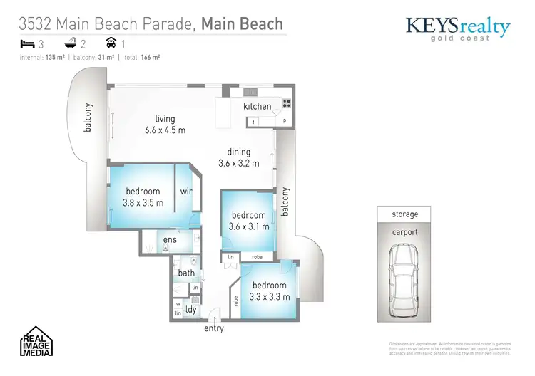 Floorplan of Homely apartment listing, Norfolk, 3534 Main Beach Parade, Main Beach QLD 4217