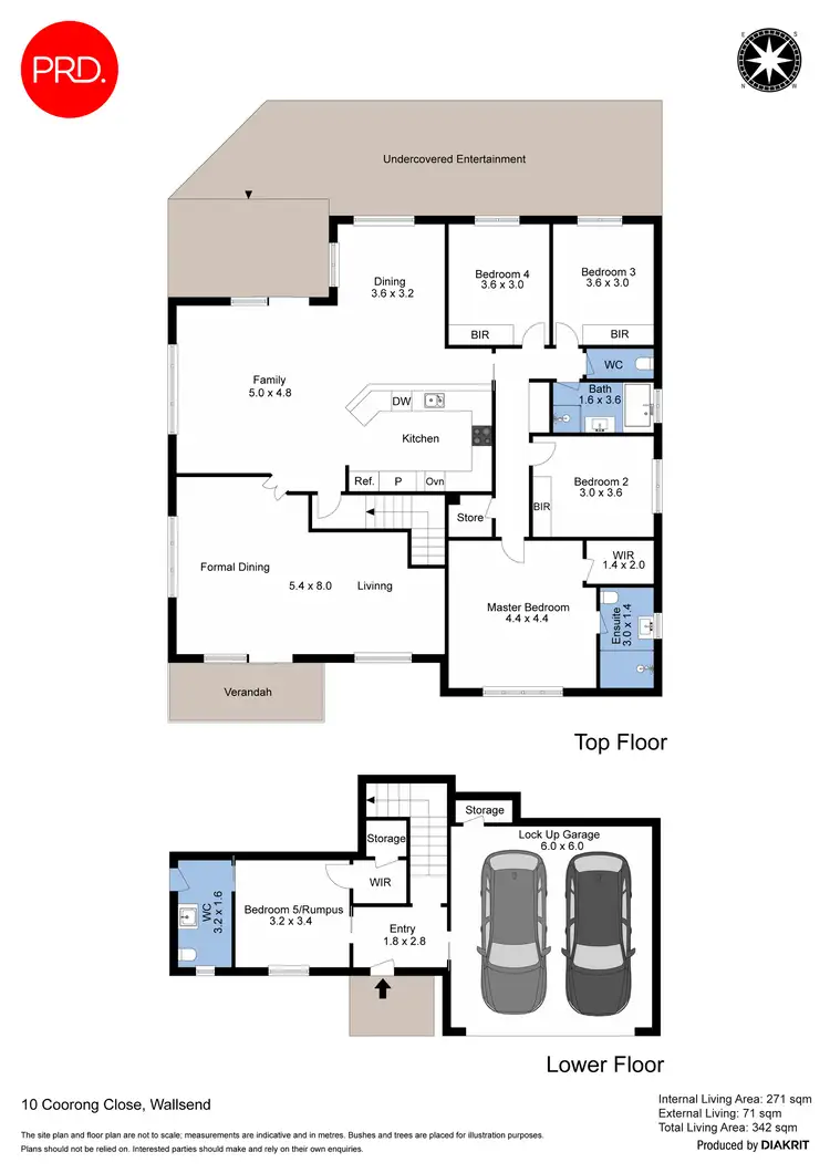 Floorplan of Homely house listing, 10 Coorong Close, Wallsend NSW 2287