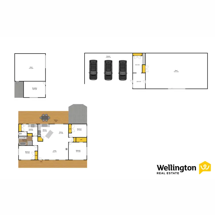 Floorplan of Homely rural property listing, 79 Gerrand Drive, Longford VIC 3851