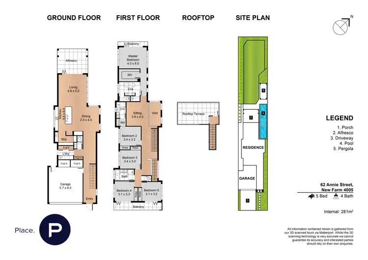 Floorplan of Homely house listing, 62 Annie Street, New Farm QLD 4005