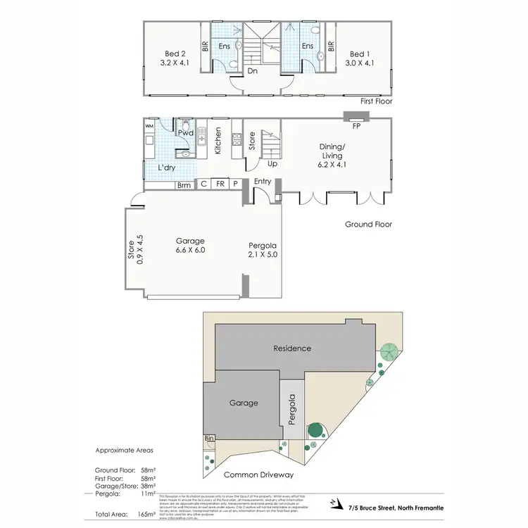 Floorplan of Homely house listing, 7/5 Bruce Street, North Fremantle WA 6159