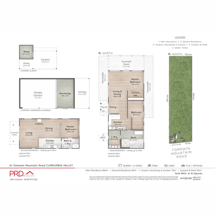 Floorplan of Homely house listing, 61 Tomewin Mountain Road, Currumbin Valley QLD 4223