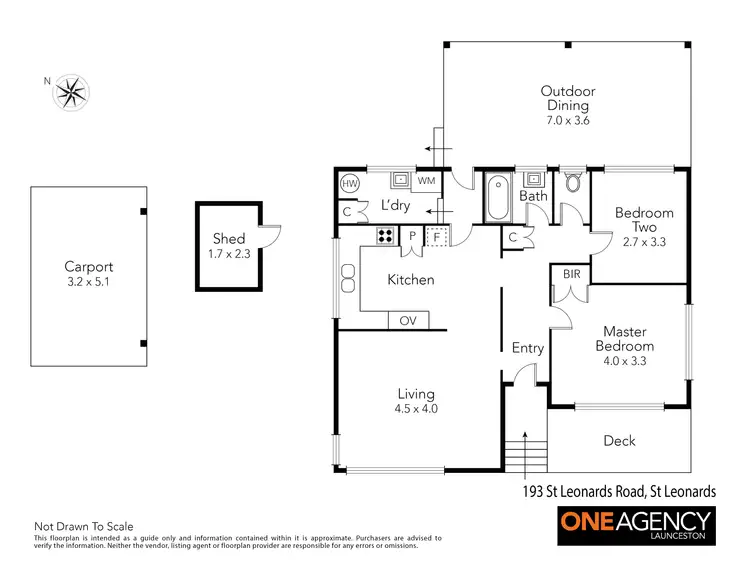 Floorplan of Homely house listing, 193 St Leonards Road, St Leonards TAS 7250